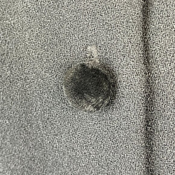 Vintage Evan Picone Dark Academia VELVET TRIM Wool Dress 4 Minimalist Classic - Picture 5 of 11